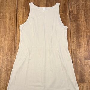 lululemon athletica Cream Scoop Neck Tank Top
